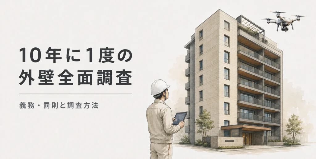 10年に一度の外壁全面調査