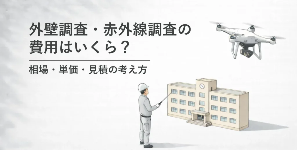 外壁調査・赤外線調査の費用はいくら？
