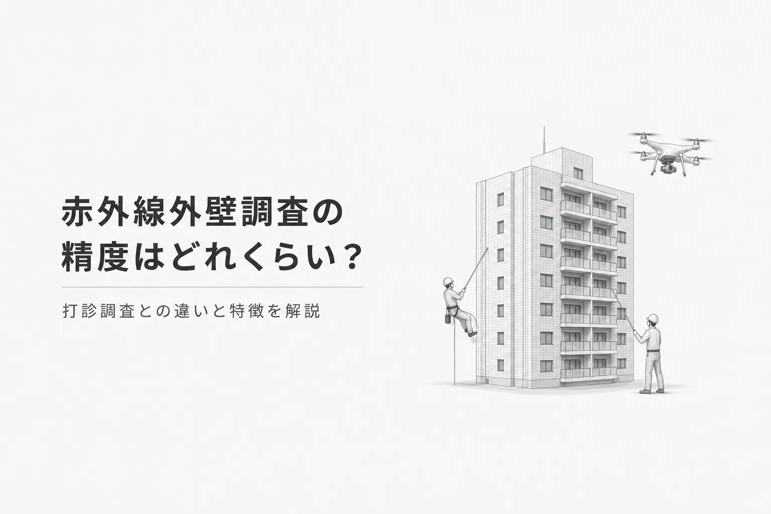 赤外線外壁調査の精度はどのくらい？